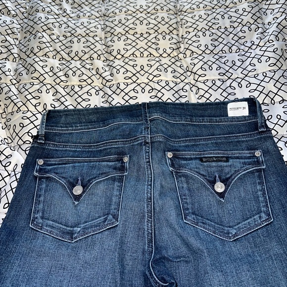 Hudson Jeans Denim - Hudson Womens MidRise Petite Beth Baby Bootcut Jeans Sz 31x30